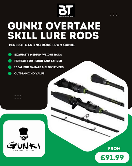 Gunki Overtake Skill Spin/Lure Rods | Full Range from £91.99