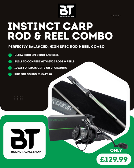 Instinct Carp Combo | Black Friday Special |.High Spec Instinct Rod & Reel Combo for ONLY £129.99