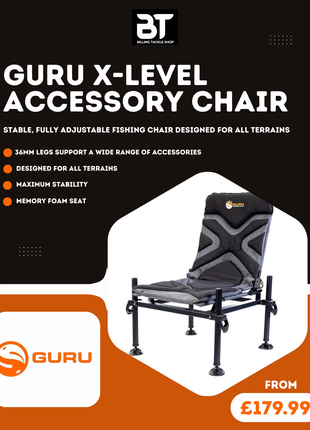 Tackle Guru X-Level Accessory Chair - Brand New!!