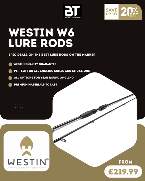 Westin W6 Freshwater Lure & Spin Rods | Quality, Defined | WOW Offers