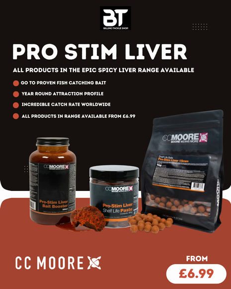 Pro Stim Liver CC Moore Full Range - Boilies, PVA, Pellets, Liquids & Hookbaits