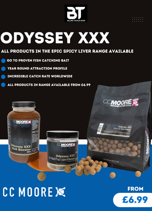 Odyssey XXX CC Moore Full Range - Boilies, PVA, Pellets, Liquids & Hookbaits
