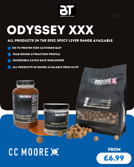 Odyssey XXX CC Moore Full Range - Boilies, PVA, Pellets, Liquids & Hookbaits