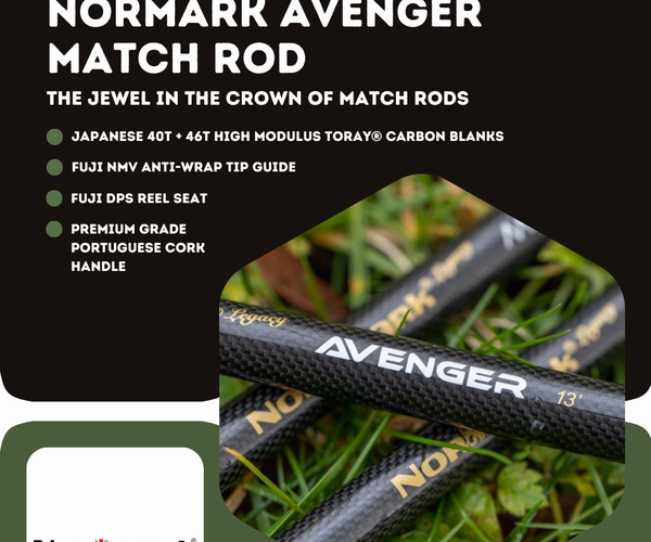 Normark Avenger Match Rods All Sizes Available from