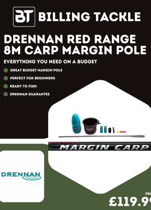 Drennan Red Range 8m | Full Pole Kit from £119.99
