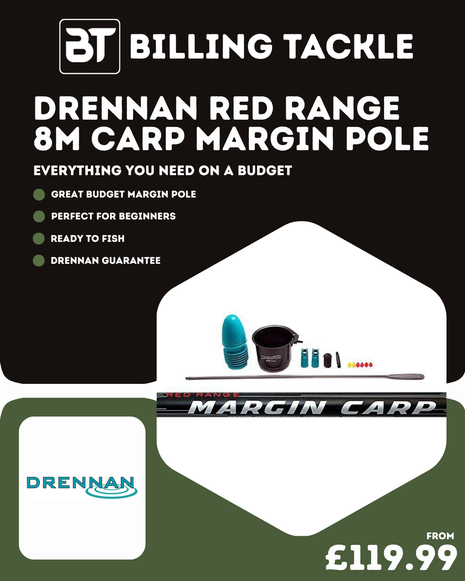 Drennan Red Range 8m | Full Pole Kit from £119.99