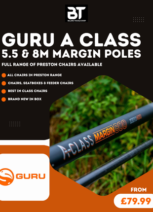 GURU A-Class Margin Pole Bundle £79.99 | All Sizes | FREE Top Kit Worth £49.99