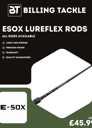 E-SOX Lureflex Rods – Versatile Predator Performance from £45.99