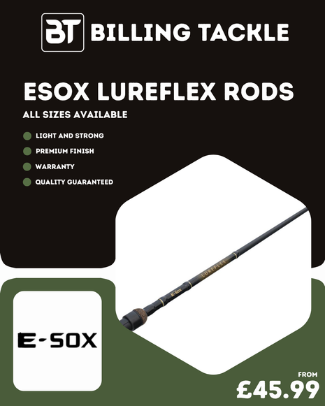 E-SOX Lureflex Rods – Versatile Predator Performance from £45.99