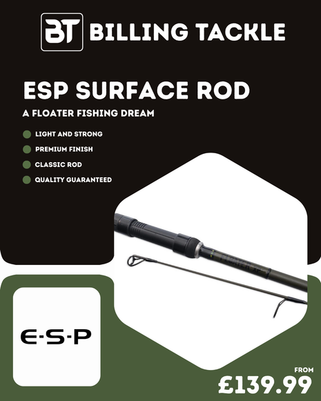 ESP Surface Floater Rod | 12ft 2.75lb In Stock from £139.99