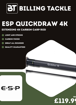ESP Quickdraw 4K Carp Rod | All Sizes Available from £119.99