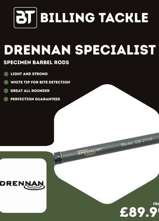 Drennan Specialist Specimen Rods | All Sizes from £89.99