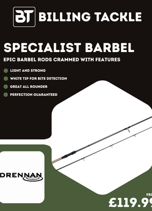 Drennan Specialist Barbel Rods | All Sizes from £119.99