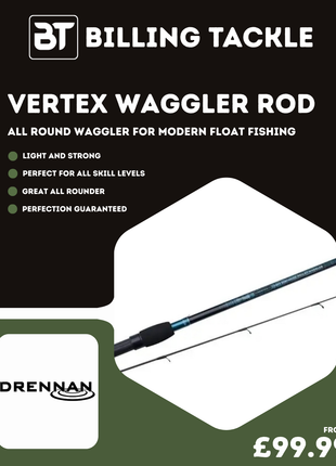 Drennan Vertex Carp Waggler Rods | All Sizes from £99.99