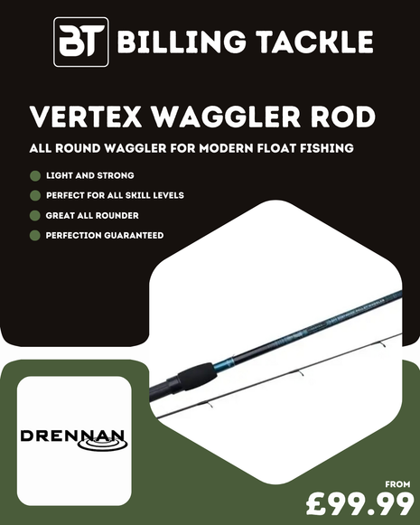 Drennan Vertex Carp Waggler Rods | All Sizes from £99.99