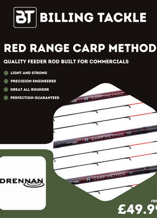 Drennan Red Range Carp Method Rods | All Sizes from £49.99