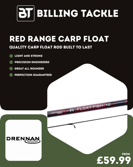 Drennan Red Range Carp Float Fishing Rods | All Sizes from £59.99