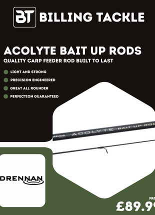 Drennan Acolyte Bait Up Rods | All Sizes from £89.99