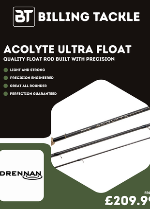 Drennan Acolyte Ultra Float Rods | All Sizes from £209.99