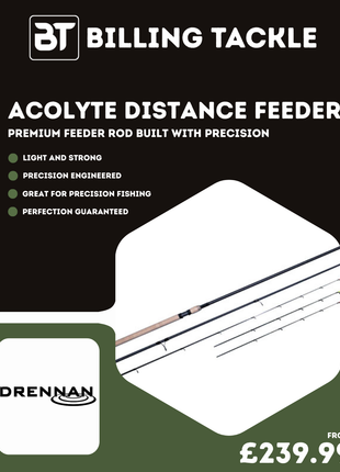 Drennan Acolyte Distance Feeder Fishing Rods | All Sizes Available from £239.99
