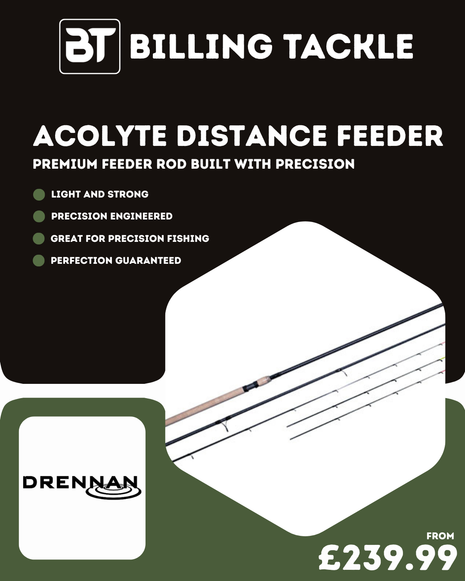 Drennan Acolyte Distance Feeder Fishing Rods | All Sizes Available from £239.99