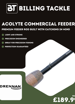 Drennan Acolyte Commercial Feeder Rods | All Sizes Available