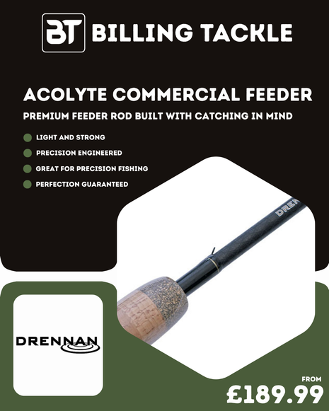 Drennan Acolyte Commercial Feeder Rods | All Sizes Available