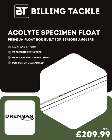 Drennan Acolyte Specimen Float Rods | All Sizes Available