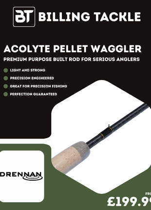 Drennan Acolyte Commercial Pellet Waggler Rods | All Sizes Available