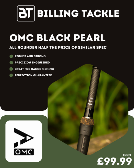 OMC Black Pearl Rods | All Rounder Excellence from £99.99