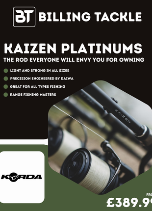 KORDA Kaizen Platinum Rods | The Best You Can Buy | Full Range from £389.99