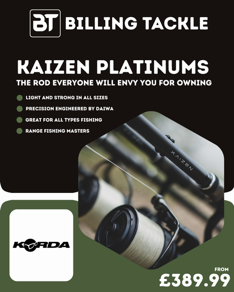 KORDA Kaizen Platinum Rods | The Best You Can Buy | Full Range from £389.99