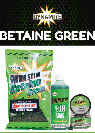 Dynamite Baits Betaine Green Full Range Pellets Groundbait Liquids Hookers