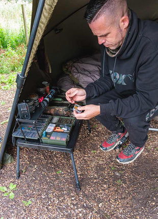 Fox Compact 2 Tier Bivvy Table by Billing Tackle