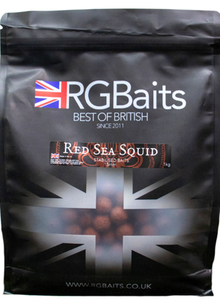 RG Baits Red Sea Squid Boilie by Billing Tackle