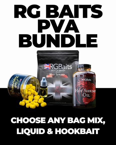 RG Baits PVA Bundle Carp Bait Pellets Build Your Own Kit by Billing Tackle