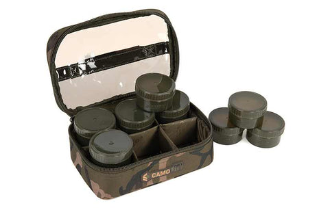 Fox CamoLite 6 Pot Hookbaits Case