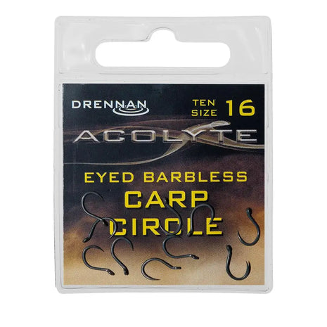Drennan Acolyte Eyed Barbless Carp Circle ALL SIZES by Billing Tackle