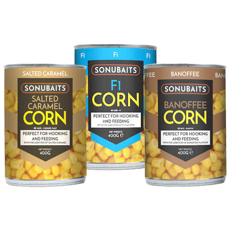 Sonubaits Flavoured Corn F1/Caramel/Banoffee