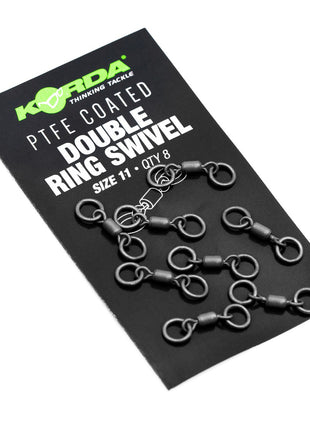 Korda Double Ring Swivel (PTFE Coated) by Billing Tackle