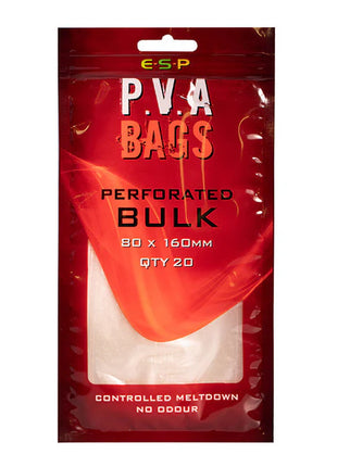 Esp pva bags perforated bulk by Billing Tackle