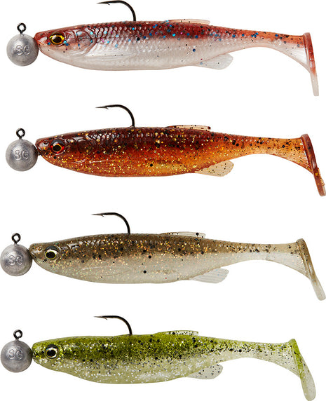 Fat Minnow T-Tail Ready to Fish 10.5cm (4 pack)