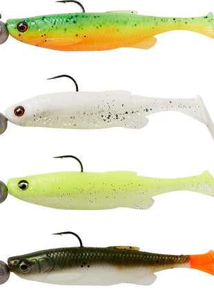 Fat Minnow T-Tail 13cm 20g Ready to Fish (4 pack) by Billing Tackle