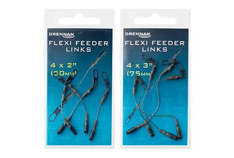 Drennan Flexi Feeder Links 4x3” (75mm) by Billing Tackle