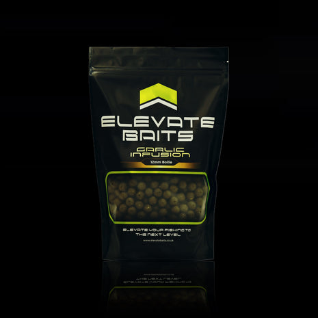 Elevate Baits Garlic Infusion Boilies 5kg by Billing Tackle