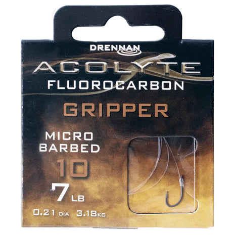 Drennan Acolyte Fluorocarbon Gripper Micro Barbed by Billing Tackle