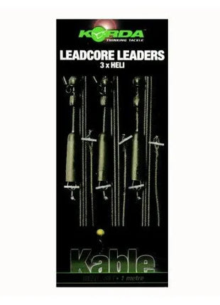 Korda Kable Leadcore Leaders 3x Heli by Billing Tackle
