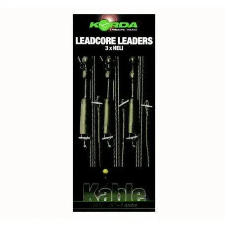 Korda Kable Leadcore Leaders 3x Heli by Billing Tackle