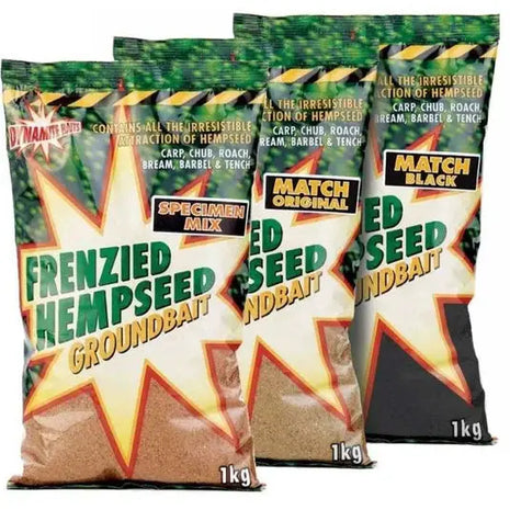 Dynamite Frenzied Hempseed Groundbaits 1kg by Billing Tackle