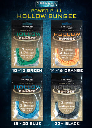 Drennan Power Pull Hollow Bungee (3m) |.ALL SIZES by Billing Tackle